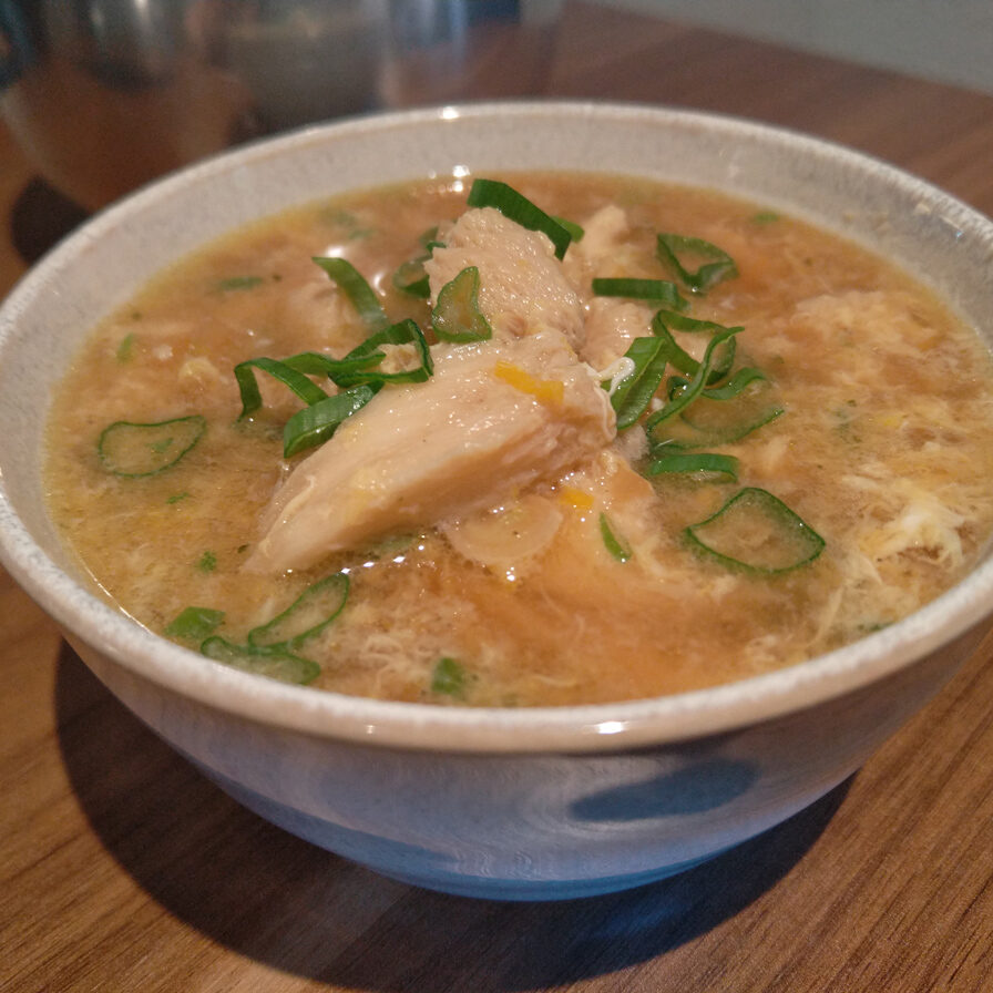 Rezept für Eierflockensuppe mit Igelstachelbart