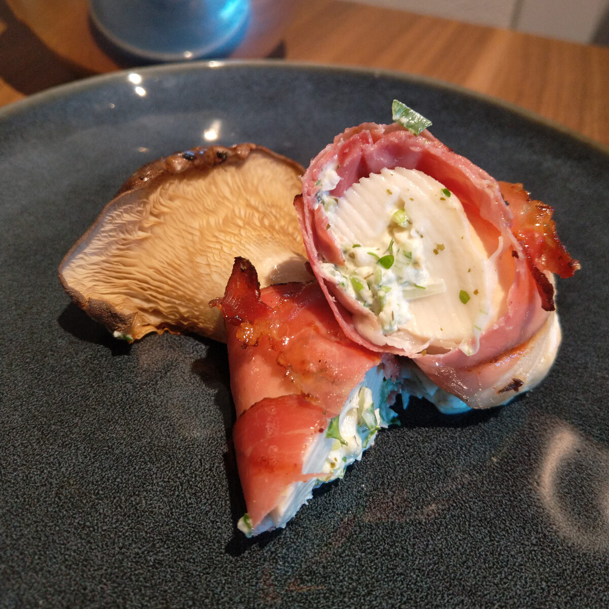 Rezept Gefüllte & bemantelte Pilze vom Grill