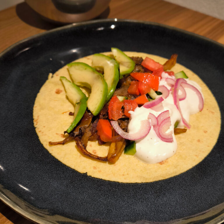 Rezept BBQ-Austernseitling-Tortillas