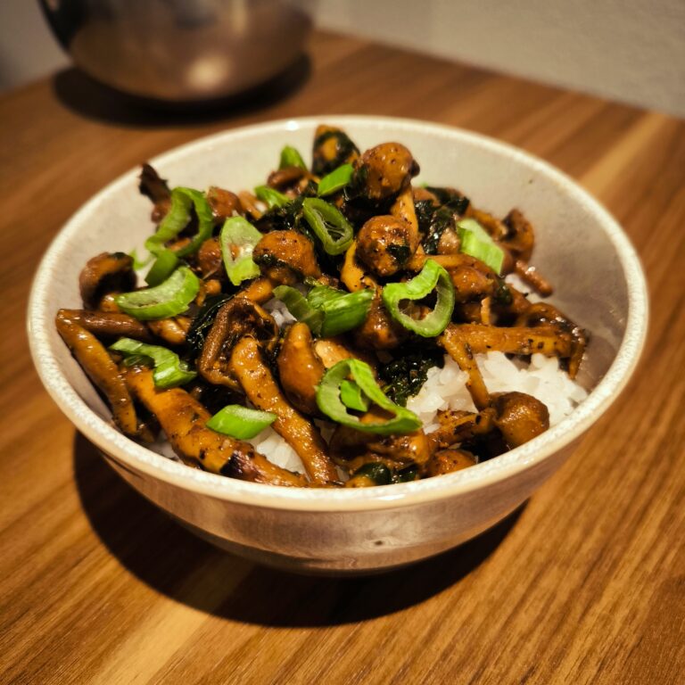 Rezept: Shoyu marinierte Nameko-Pilze