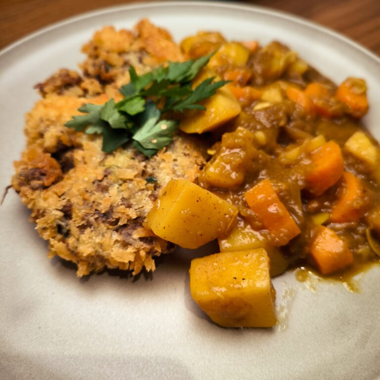 Rezept Nameko-Katsu mit japanischem Curry