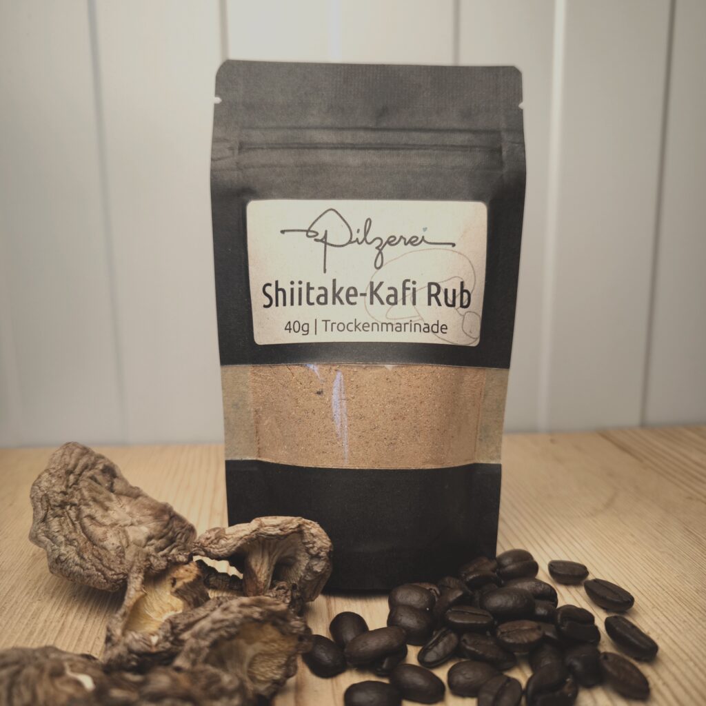 Shiitake-Kaffee Rub (Trockenmarinade)